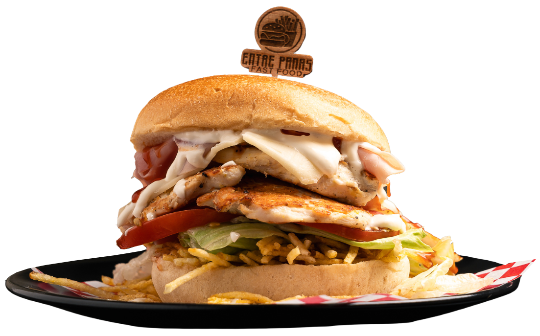 burguer entre panas